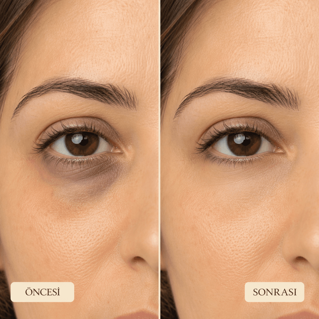 Göz Altı Morluk Kapatma çalışma örneği 1 — Stria Studio Ankara