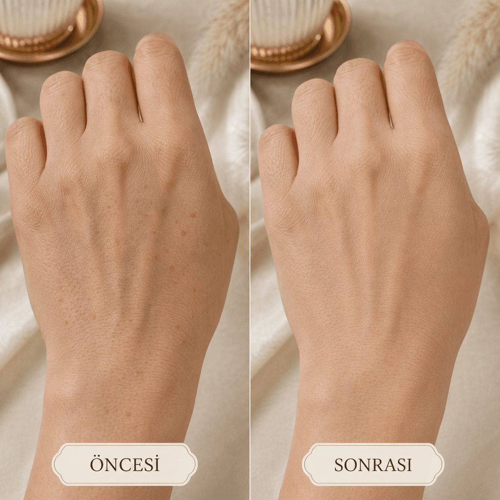 Güneş Lekesi Kapatma çalışma örneği 1 — Stria Studio Ankara