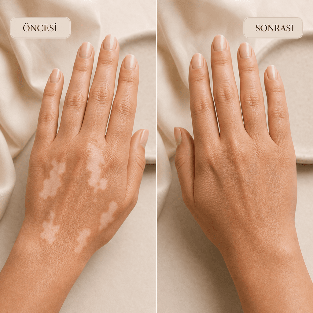 Vitiligo Kamuflajı çalışma örneği 1 — Stria Studio Ankara