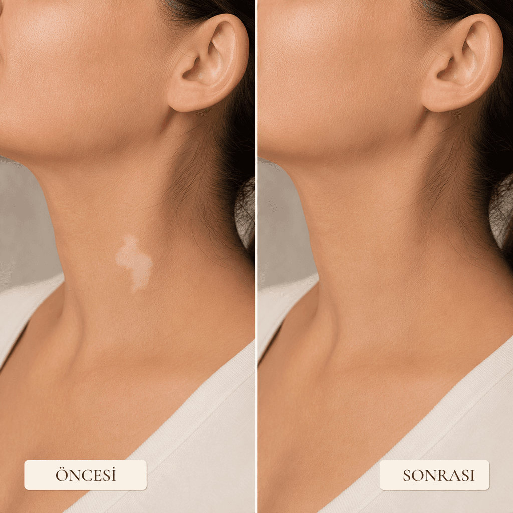 Vitiligo Kamuflajı çalışma örneği 2 — Stria Studio Ankara